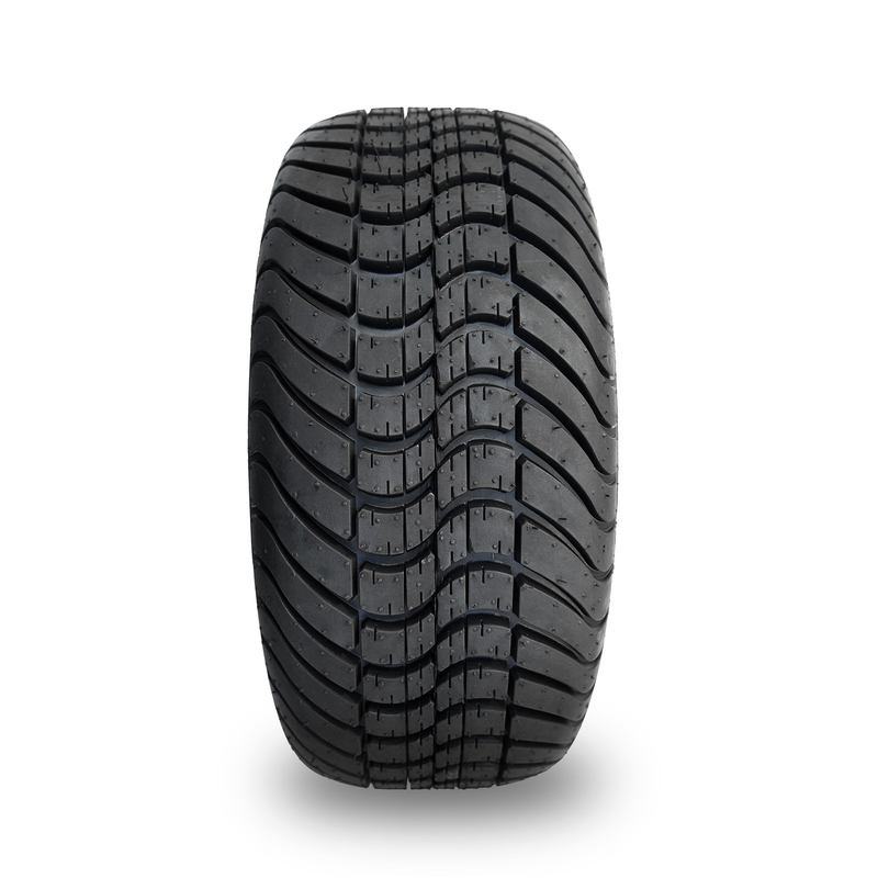 Roue usinée de chariot de golf de noir de lustre et fatiguer l'ensemble combiné de DOT Tyres 4 du profil bas 215/35-12