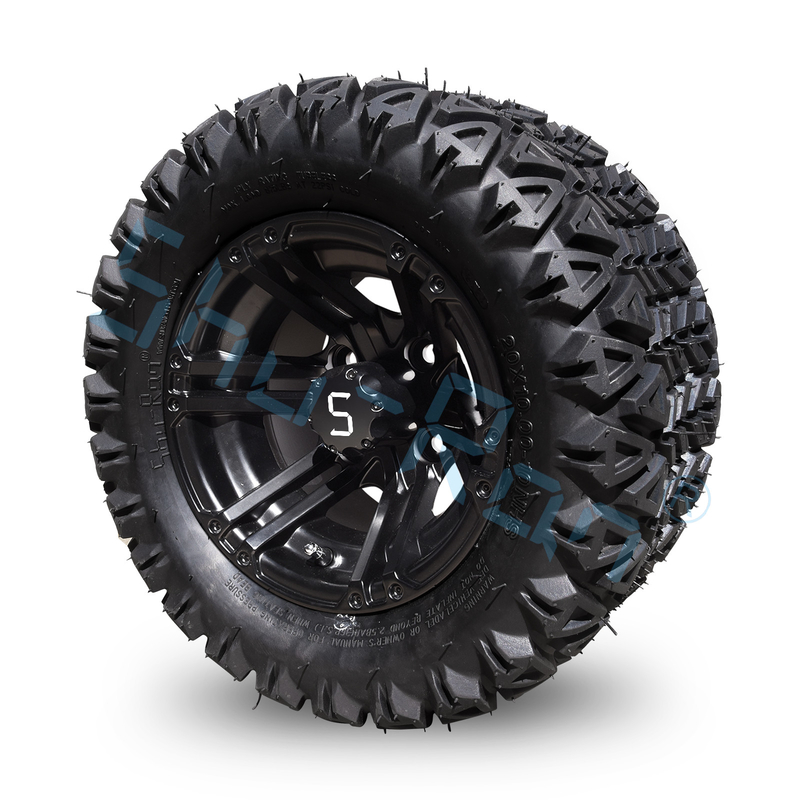 20*10-10 Tous les terrains pneus de golf et roues en alliage d'aluminium 10 pouces 4 PLY sans tube