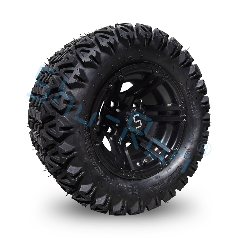20*10-10 Tous les terrains pneus de golf et roues en alliage d'aluminium 10 pouces 4 PLY sans tube