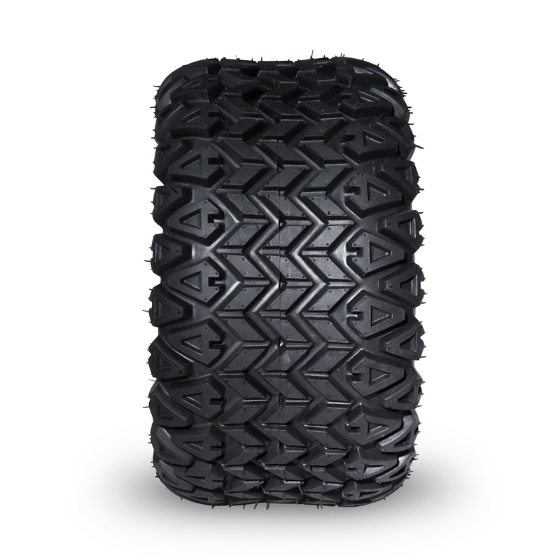 10 pouces de roue de golf et de pneus 20 × 10-10 ATV usiné / noir brillant