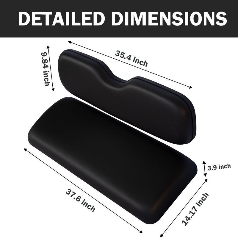 Couches de remplacement de siège arrière universel ShuRan pour EZGO/Club Car/Yamaha