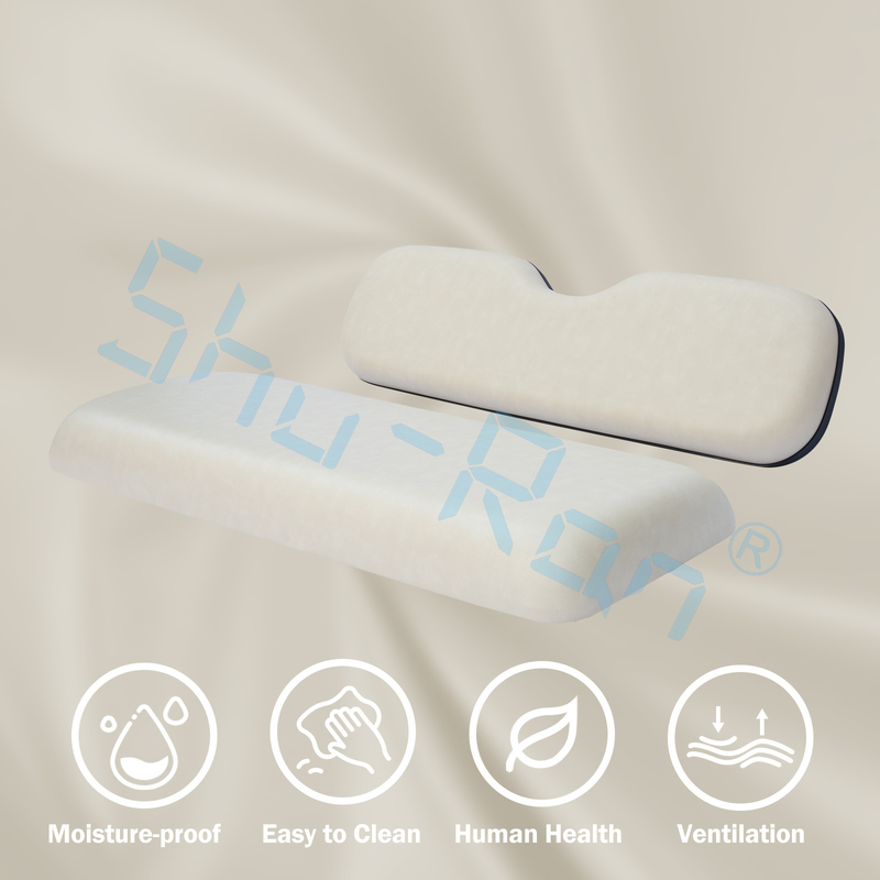 Coussin de siège arrière blanc facile à installer durable pour voiture de club EZGO YMH