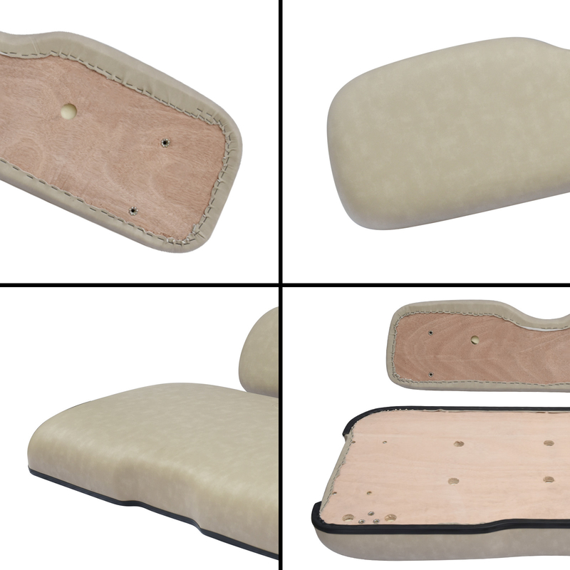Coussins de siège avant pour chariot de golf Shuran Blanc pour EZGO RXV Taille standard