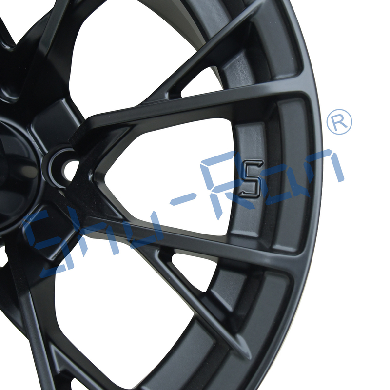 Shuran Nouveau 14' Jantes Matte Noir Aluminium Voiture de Golf Roue 14x7 Universal 4 Bolt Modèle