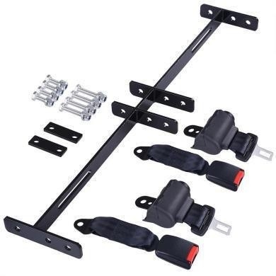 Le chariot de golf escamotable de 2 universels ceinture de sécurité la parenthèse Kit Compatible avec la voiture de club d'EZGO Yamaha