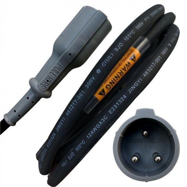 Corde de Pin Connector Plug And Power du chargeur 3 de chariot de golf
