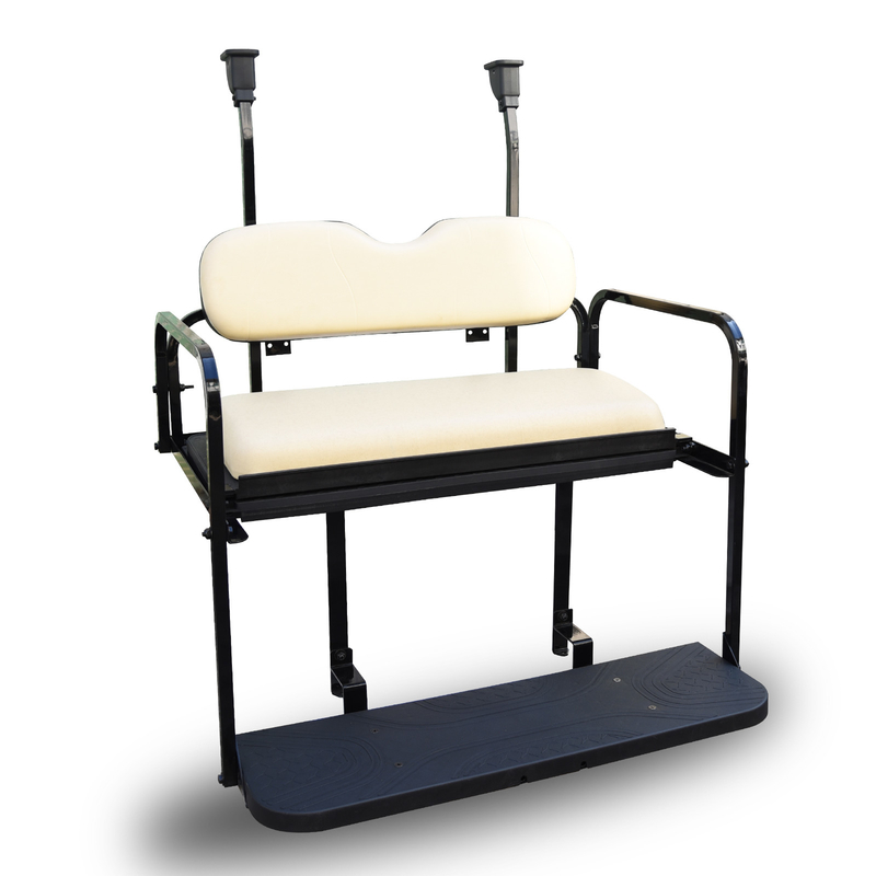 Précédent de voiture de club de Flip Back Seat Kit For d'arrière du chariot de golf 2N1 - beige