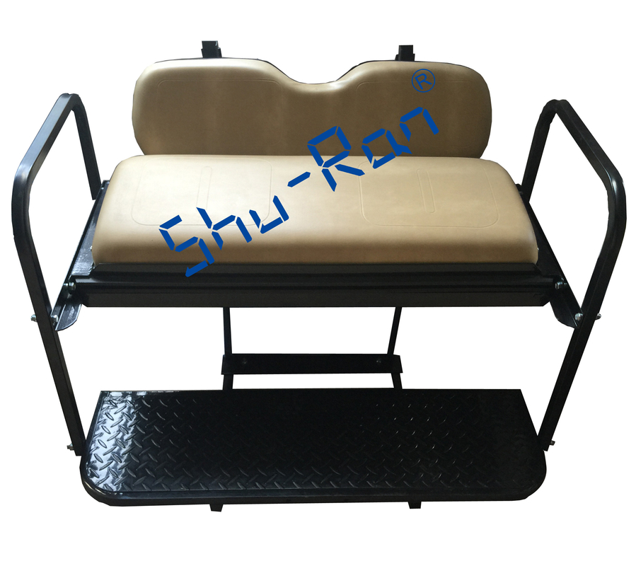 Arrière Flip Folding Back Seat Kit - usine Tan Cushions de chariot de golf d'EZGO TXT