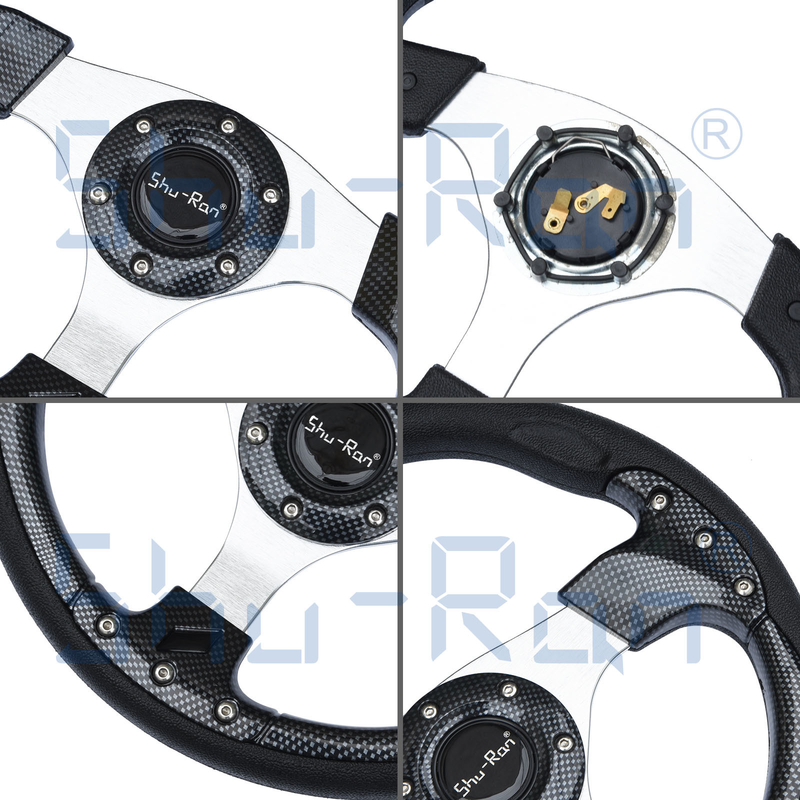 Chariot de golf emballant le volant de fibre de carbone pour la voiture de club, l'EZGO, et le Yamaha