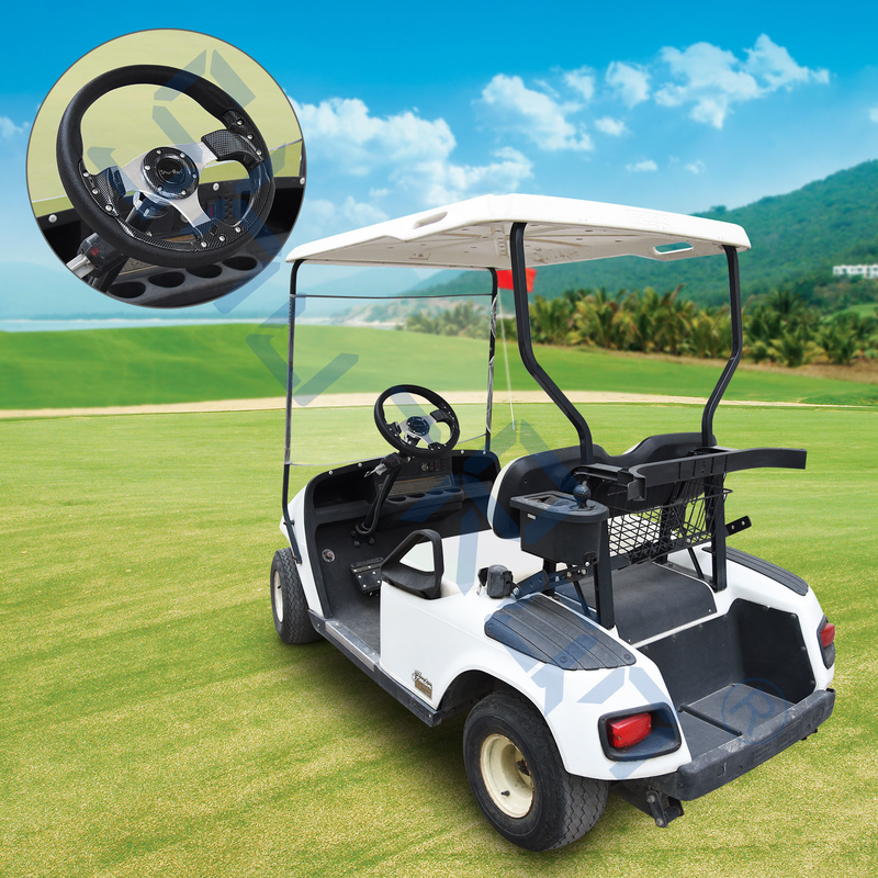 Chariot de golf emballant le volant de fibre de carbone pour la voiture de club, l'EZGO, et le Yamaha