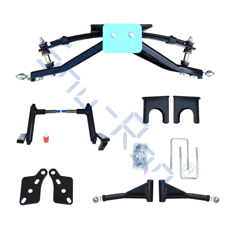 kit en acier d'ascenseur de chariot de golf d'Un-bras résistant de 6 pouces pour la voiture DS de club