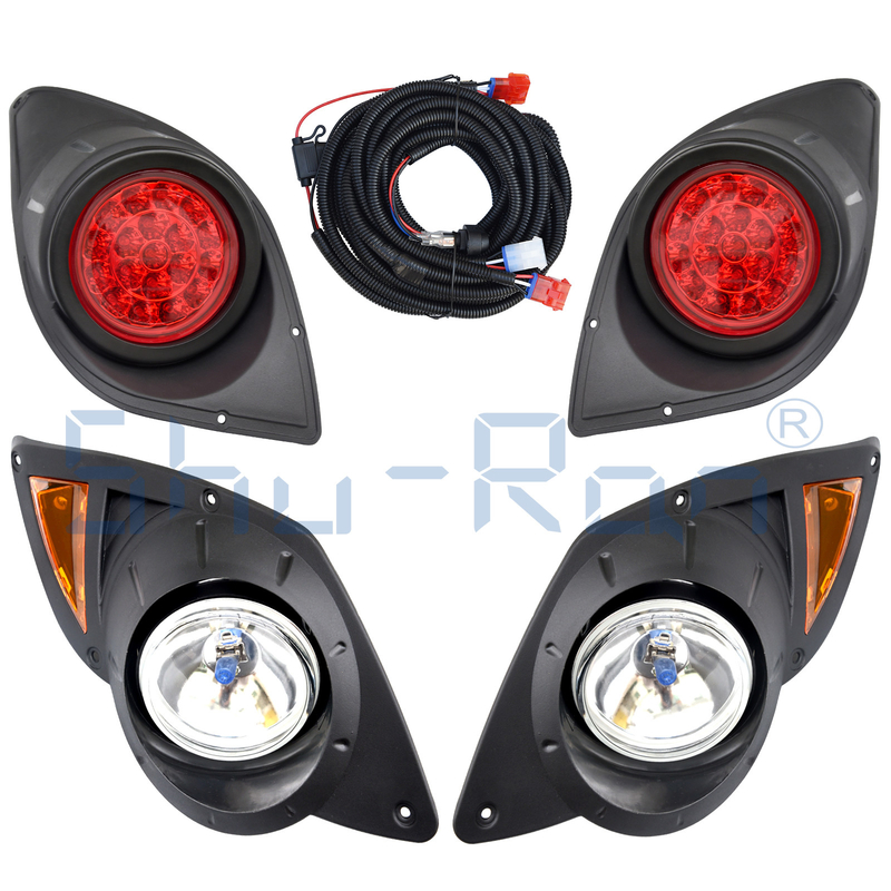 Kit léger de base de chariot de golf pour la commande de Yamaha, les phares d'halogène et le feu arrière de LED