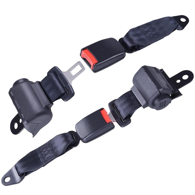 Le chariot de golf escamotable de 2 universels ceinture de sécurité la parenthèse Kit Compatible avec la voiture de club d'EZGO Yamaha