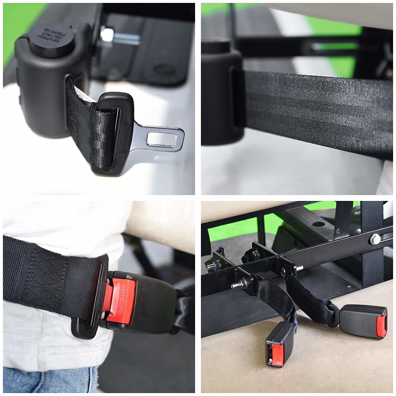 Le chariot de golf escamotable de 2 universels ceinture de sécurité la parenthèse Kit Compatible avec la voiture de club d'EZGO Yamaha