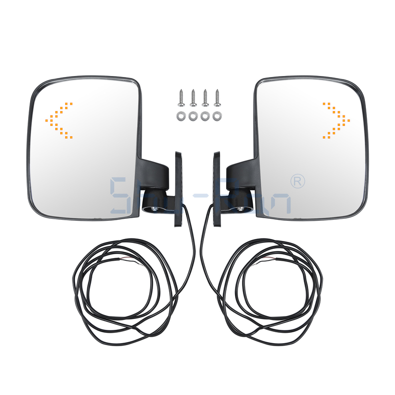 Le côté universel du chariot de golf LED miroir reflète/vue arrière pour la voiture de club, Ezgo, Yamaha